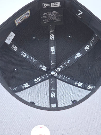 Florida Marlins New Era 59FIFTY Black Fitted Hat Authentic Collection