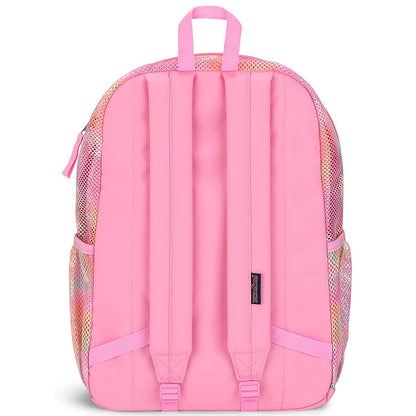 JanSport ECO Mesh Pack Neon Daisy Pink