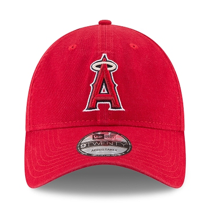 New Era MLB Los Angeles Angels Core Classic 9TWENTY Adjustable Hat Red