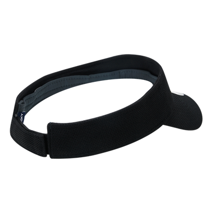 Standard Golf Sun Visors Pique Pattern Black